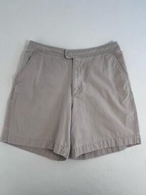 Royal Robbins Womens 12 Khaki Cotton Hiking Travel Shorts Outdoor Vintage